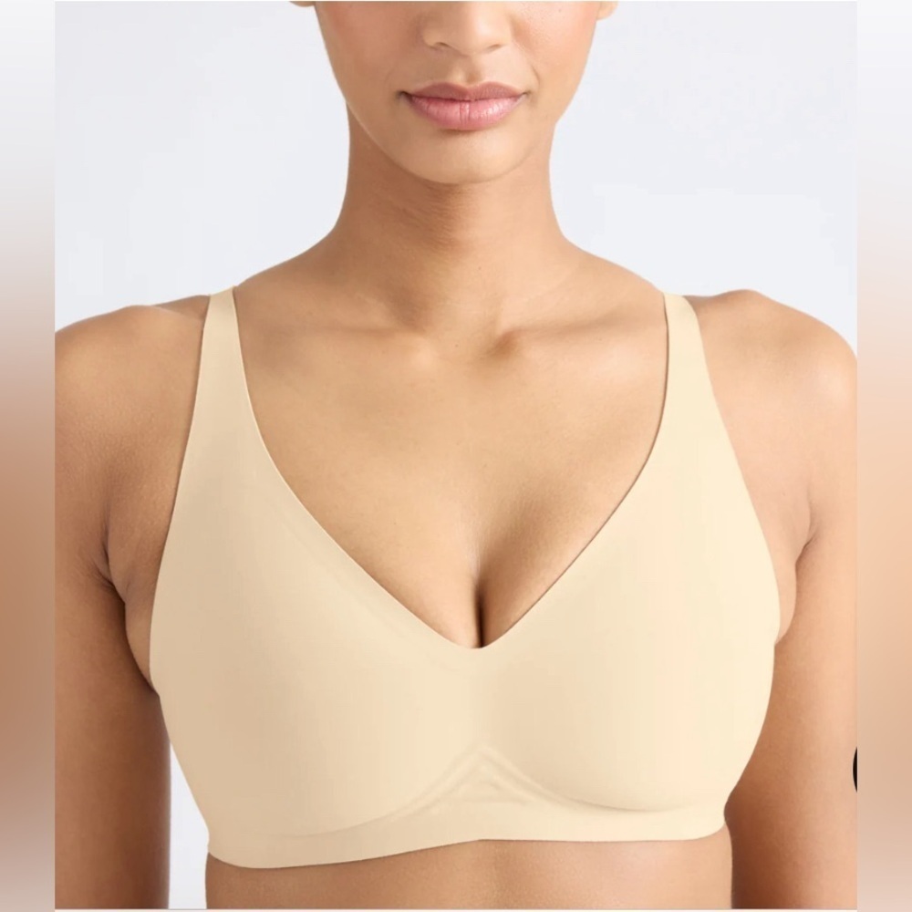 KNIX Sz M++ Pull On Removable Pad Comfort Straps Bra  in Dune New with tags